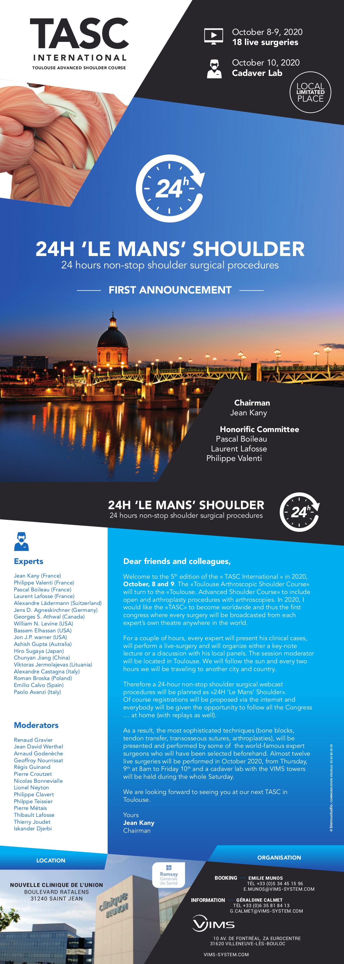 Toulouse Arthroscopic Shoulder Course 2020